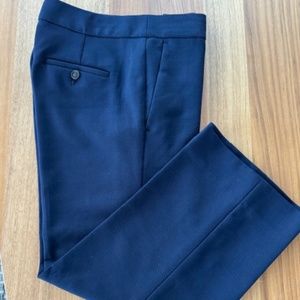 Women's J Crew, Navy,  Wool Blend, Crop Pants, Size 0P
